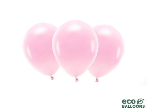 ECO light pink balloons - 12'' - 10 pcs.