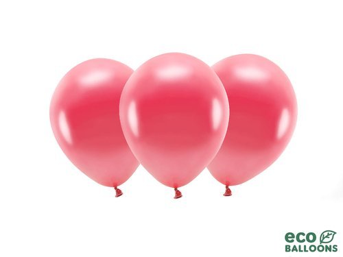 ECO light red balloons - 11'' - 10 pcs.