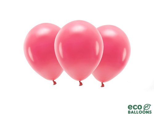 ECO light red balloons - 11'' - 10 pcs.