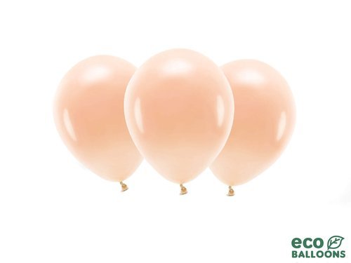 ECO peach balloons - 11'' - 10 pcs.