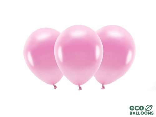 ECO pink balloons - 11'' - 10 pcs.