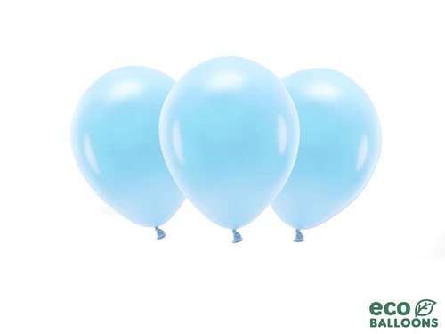 ECO sky blue balloons - 11'' - 10 pcs.