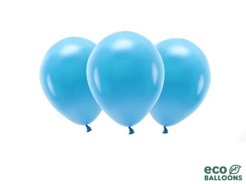 ECO turquoise balloons - 11'' - 10 pcs.