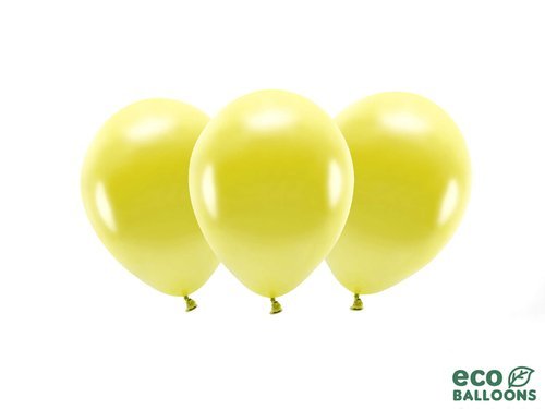 ECO yellow balloons - 11'' - 10 pcs.