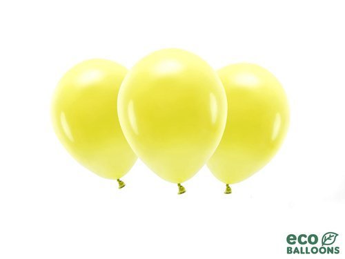 ECO yellow balloons - 11'' - 10 pcs.