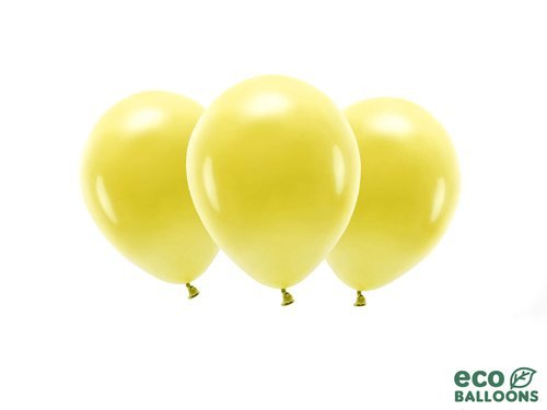 ECO yellow balloons - 11'' - 10 pcs.