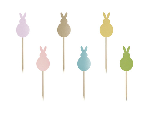 Easter Cake toppers - 6 pcs