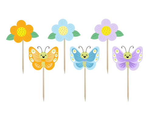 Easter Cake toppers - 6 pcs