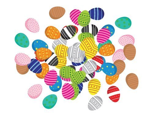 Easter confetti - 117 pcs