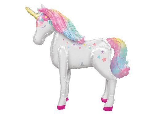 Enchanted Unicorn AirWalkers Balloon - 106 x 116 cm - 1 pc