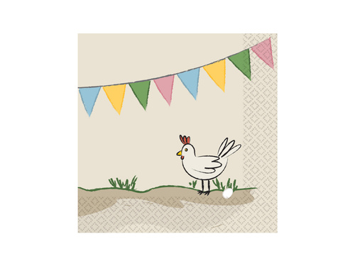 Farm Party Napkins - 25 cm - 16 pcs