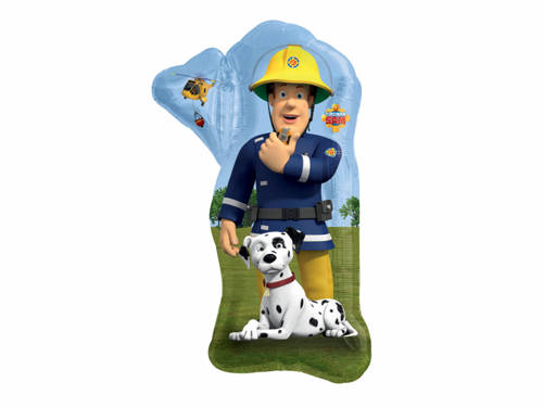 Fireman Foil Balloon - 55 x 83 cm - 1 pc