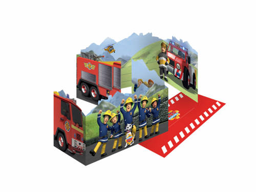 Fireman Sam Invitations & Envelopes - 8 pcs