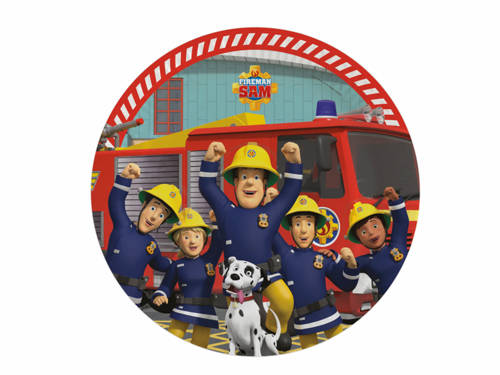 Fireman Sam Plates - 23cm - 8 pcs