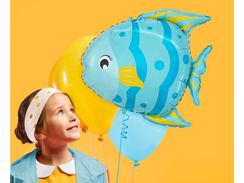 Fish foil balloon - 47 x 44 cm - 1 pc