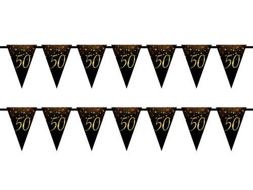 Flag Banner Sparkling 50th - 5 m