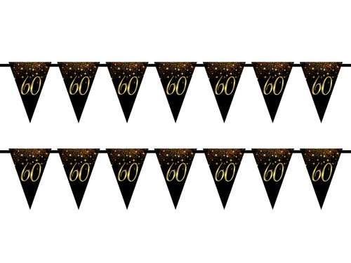 Flag Banner Sparkling 60th - 5 m