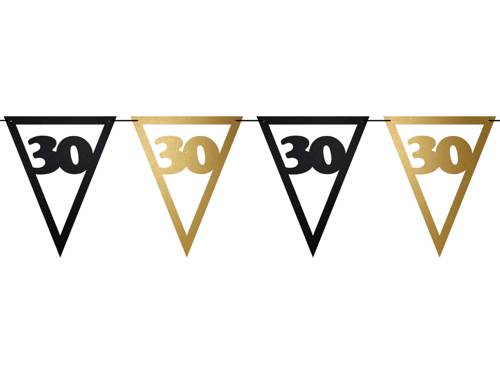 Flag banner 30 birthday - 5 m - 1 pc