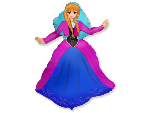 Foil Balloon Anna Frozen - 99 x 69 cm