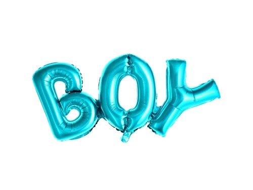 Foil Balloon "Boy" Blue 67 x 29 cm - 1 pc