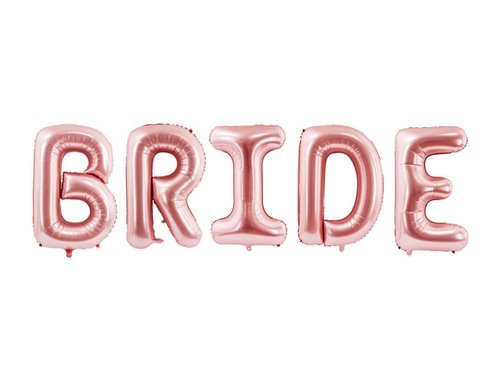 Foil balloon Bride rose gold