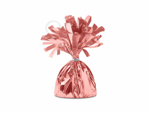 Foil balloon weight rose gold - 145 g - 1 pc