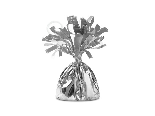 Foil balloon weight silver - 145 g - 1 pc