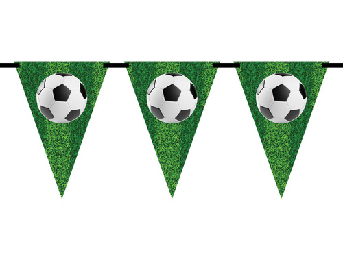 Football flag banner - 500 cm - 14 pcs