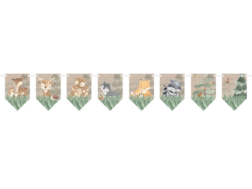 Forest Animals flag banner - 5 m - 1 pc