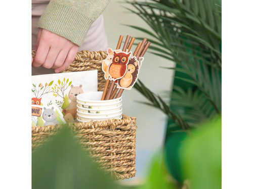 Forest Friends straws - 6 pcs