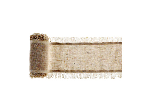 Fringes table runner natural