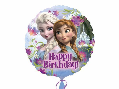 Frozen Happy Birthday Foil Balloon - 47 cm - 1 pc
