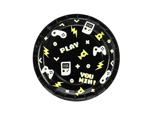 Game Party Paper Plates - 23 cm - 6 pcs