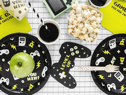 Game Party Paper Plates - 23 cm - 6 pcs