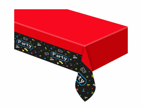 Gaming Party Rectangular Plastic Table Cover 120 x 180 cm