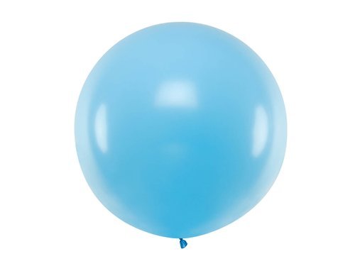 Giant Balloon 1m diameter - clear pastel.