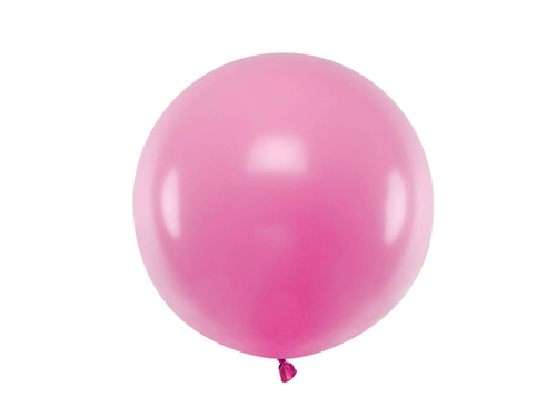 Giant balloon 60 cm in diameter - pastel fuchsia.