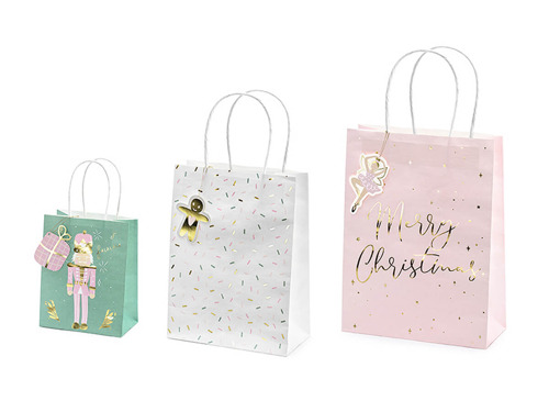 Gift bags Merry Christmas - 3 pcs.