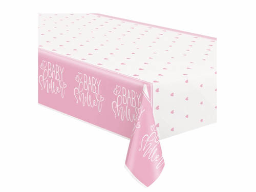 Girl Baby Shower Tablecover -137x213 cm - 1 pc