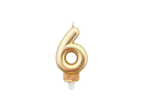 Gold Candle no 2 - 1 pc