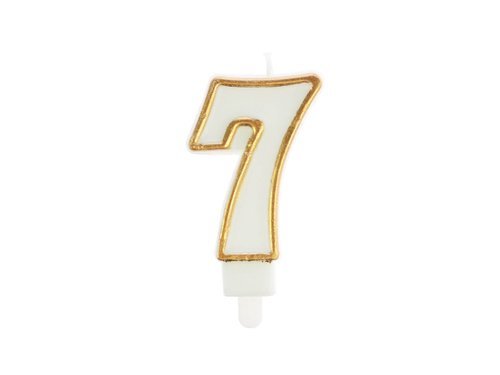 Gold Candle no 7 - 1 pc