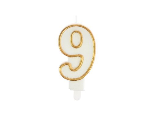 Gold Candle no 9 - 1 pc