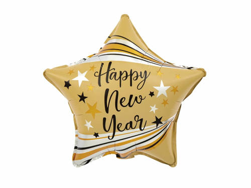 Gold "Happy New Year" Foil Balloon