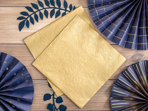 Gold Luncheon Napkins - 33 cm - 20 pcs