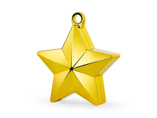 Gold Star Balloon Weight - 175g - 1 pc