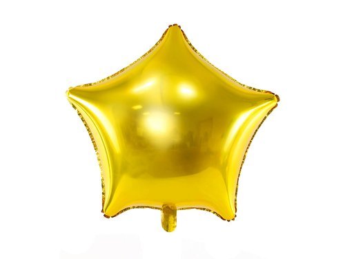 Gold Star Foil Balloon - 70 cm - 1 pcs