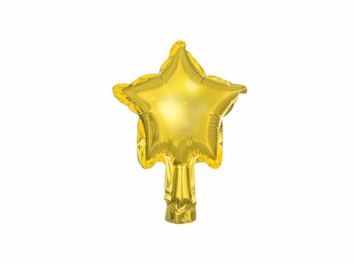 Gold Star Foil Balloons - 10 cm - 25 pcs