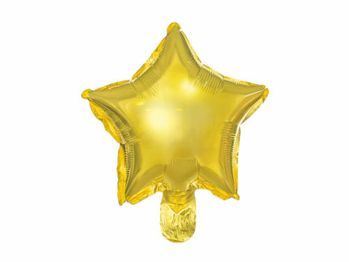 Gold Star Foil Balloons - 18,5 cm - 25 pcs