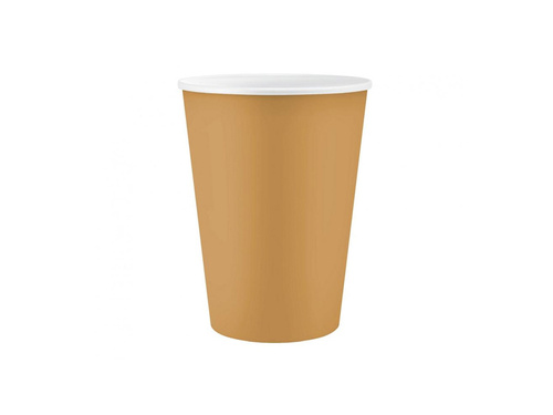 Gold cups - 250 ml - 6 pcs