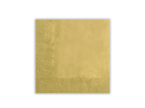 Gold napkins - 40 cm - 20 pcs.